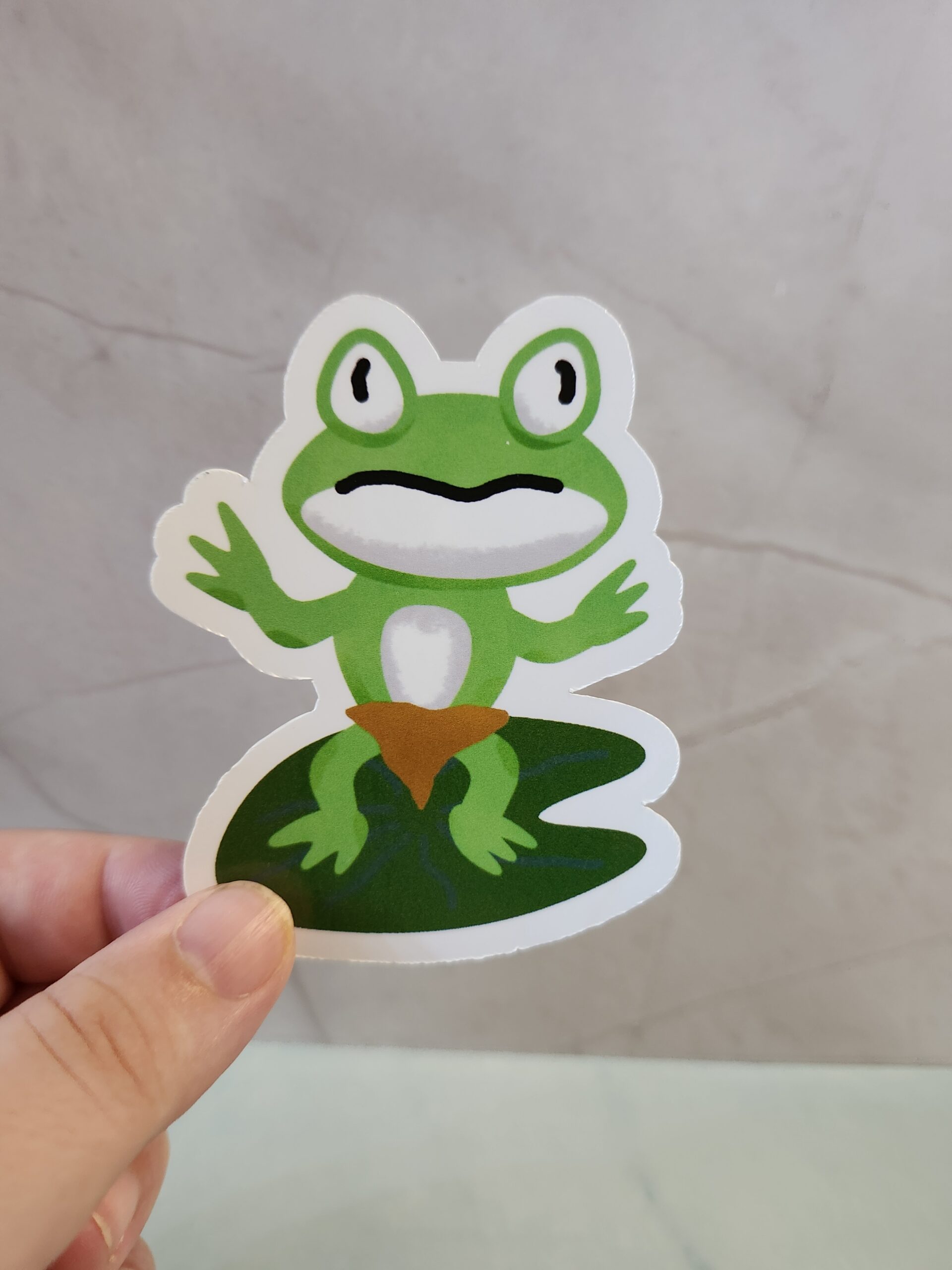 Simple Phibian 3" Sticker