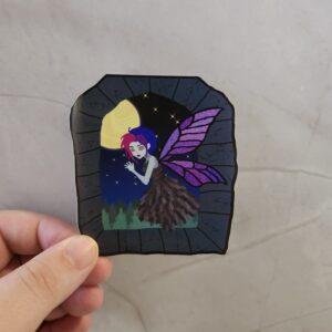 Burgling Faerie 3" Sticker