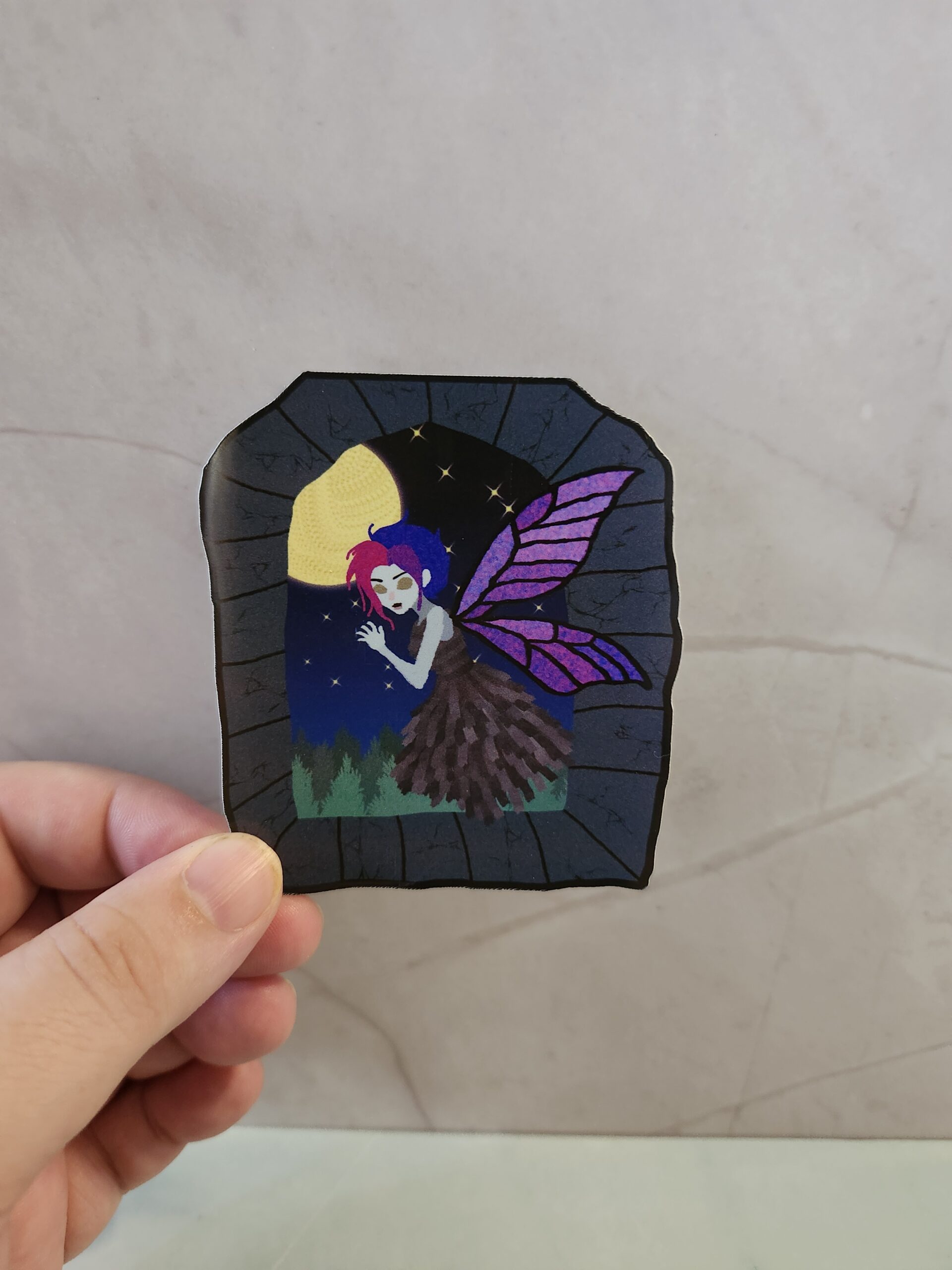 Burgling Faerie 3" Sticker