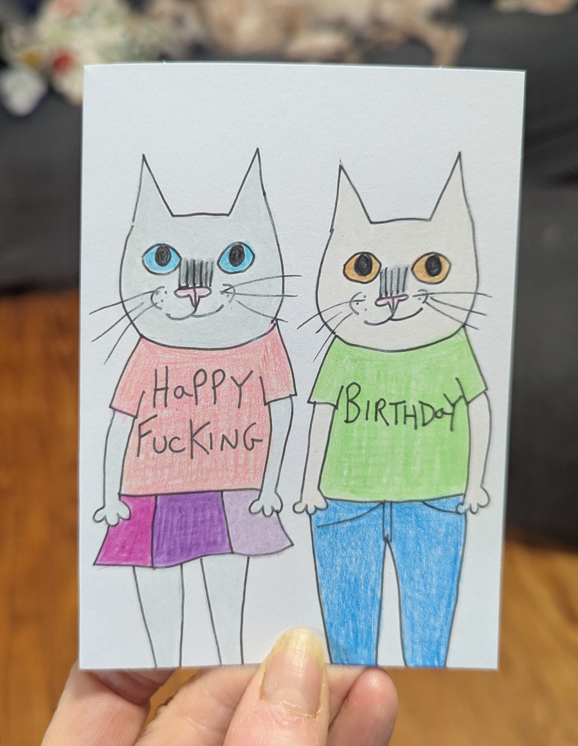 Happy Fucking Birthday Card