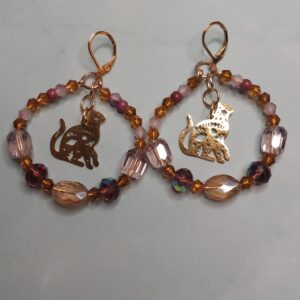 Celestial Cat Earrings Style 2