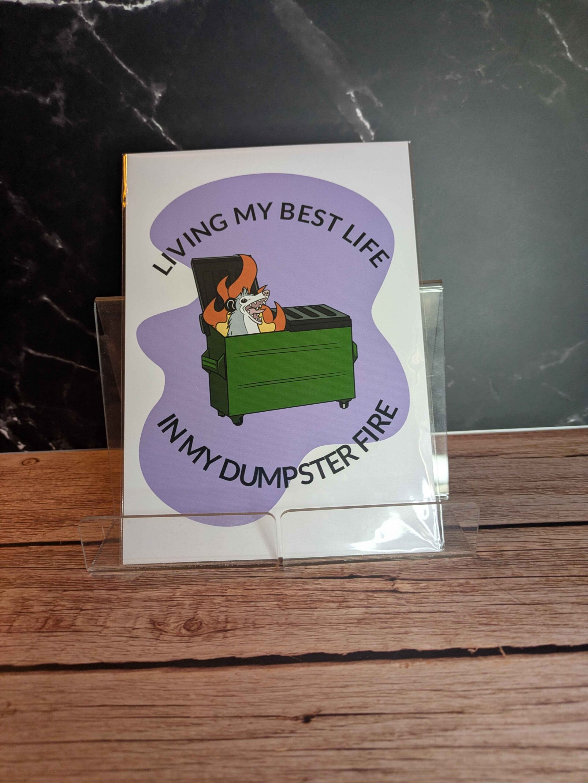 Living my Best Life - 5x7" Art Print