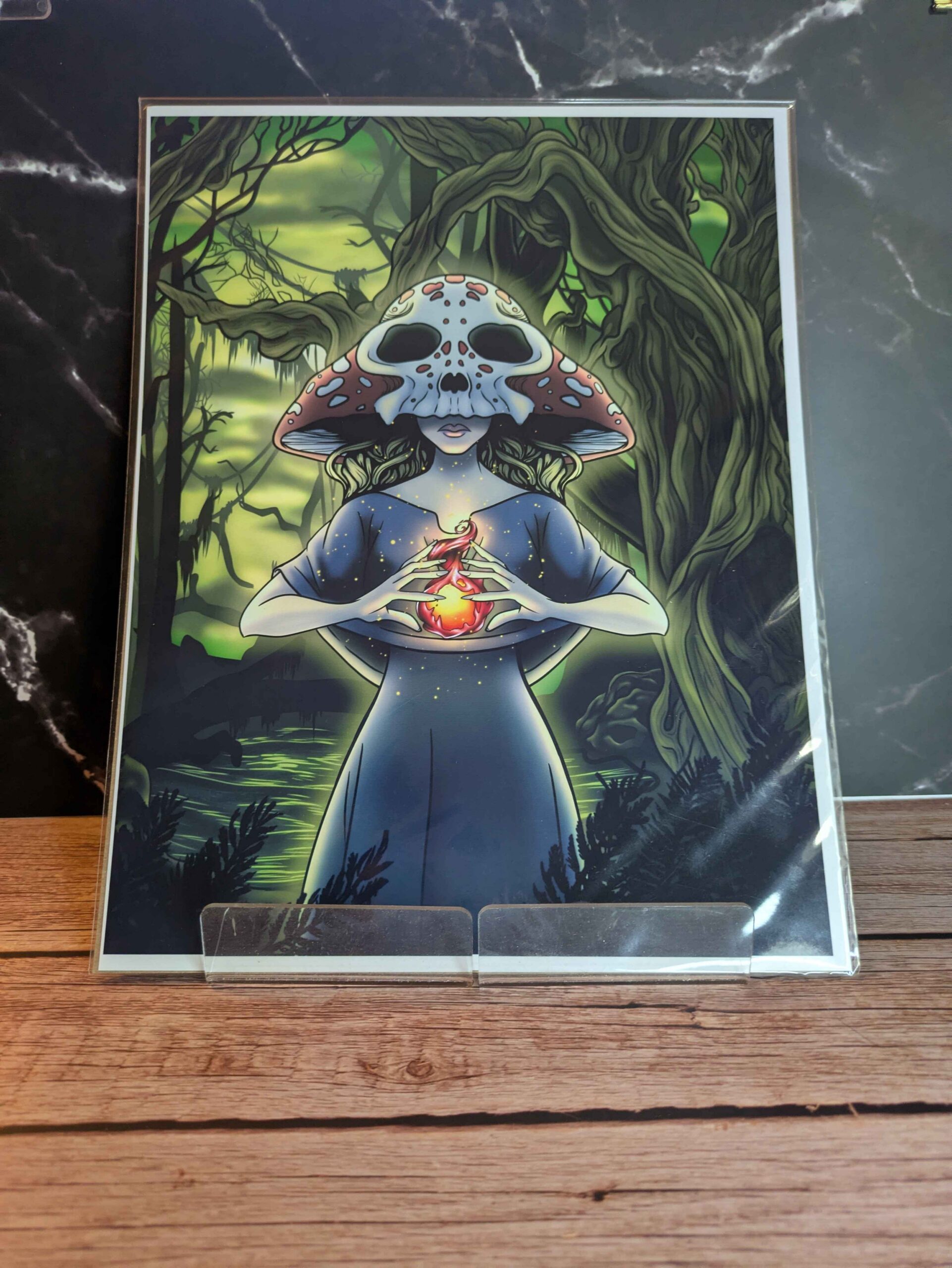 Mushroom Witch - 8.5 x 11" Art Print