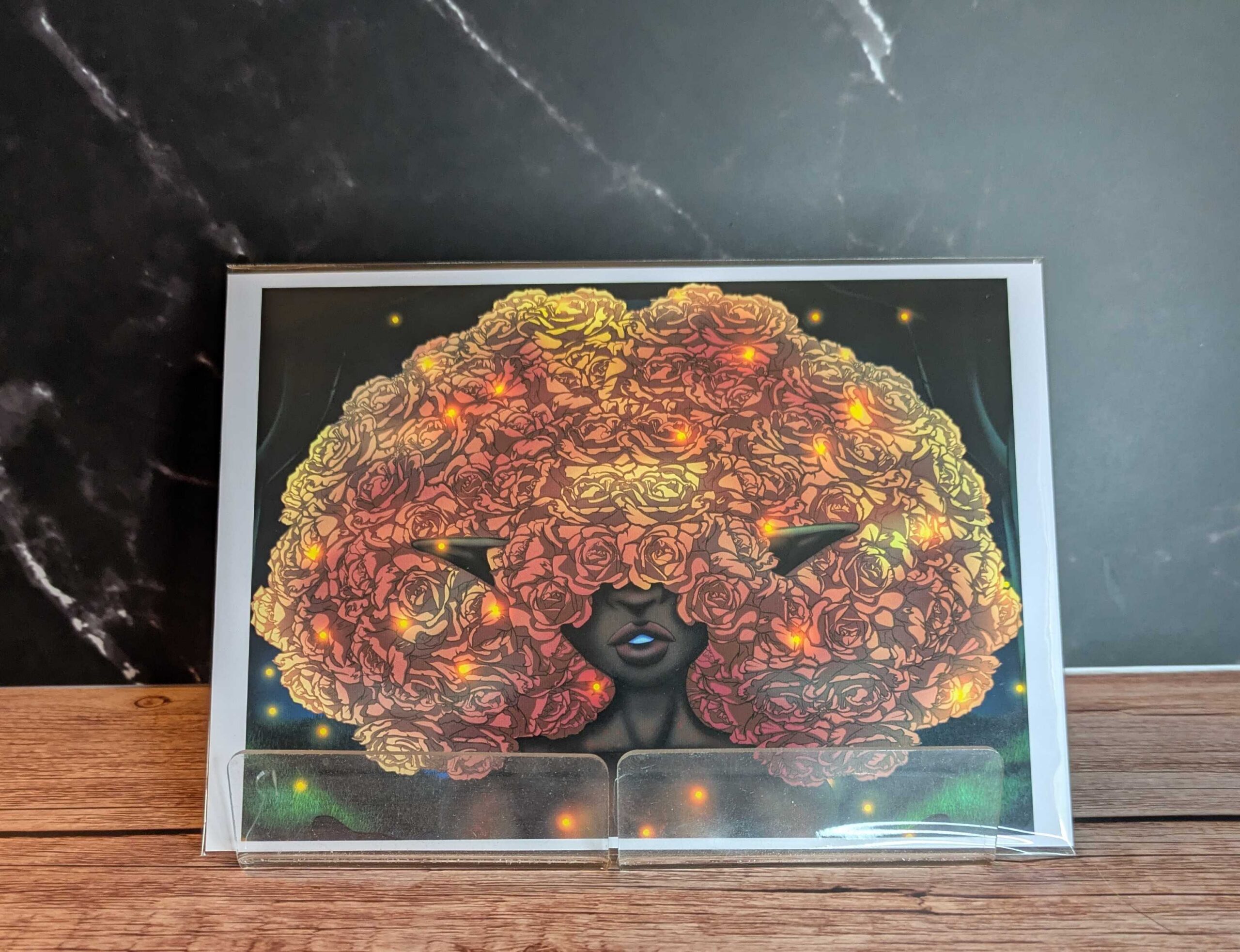 Rose Nymph - 7 x 5" Art Print