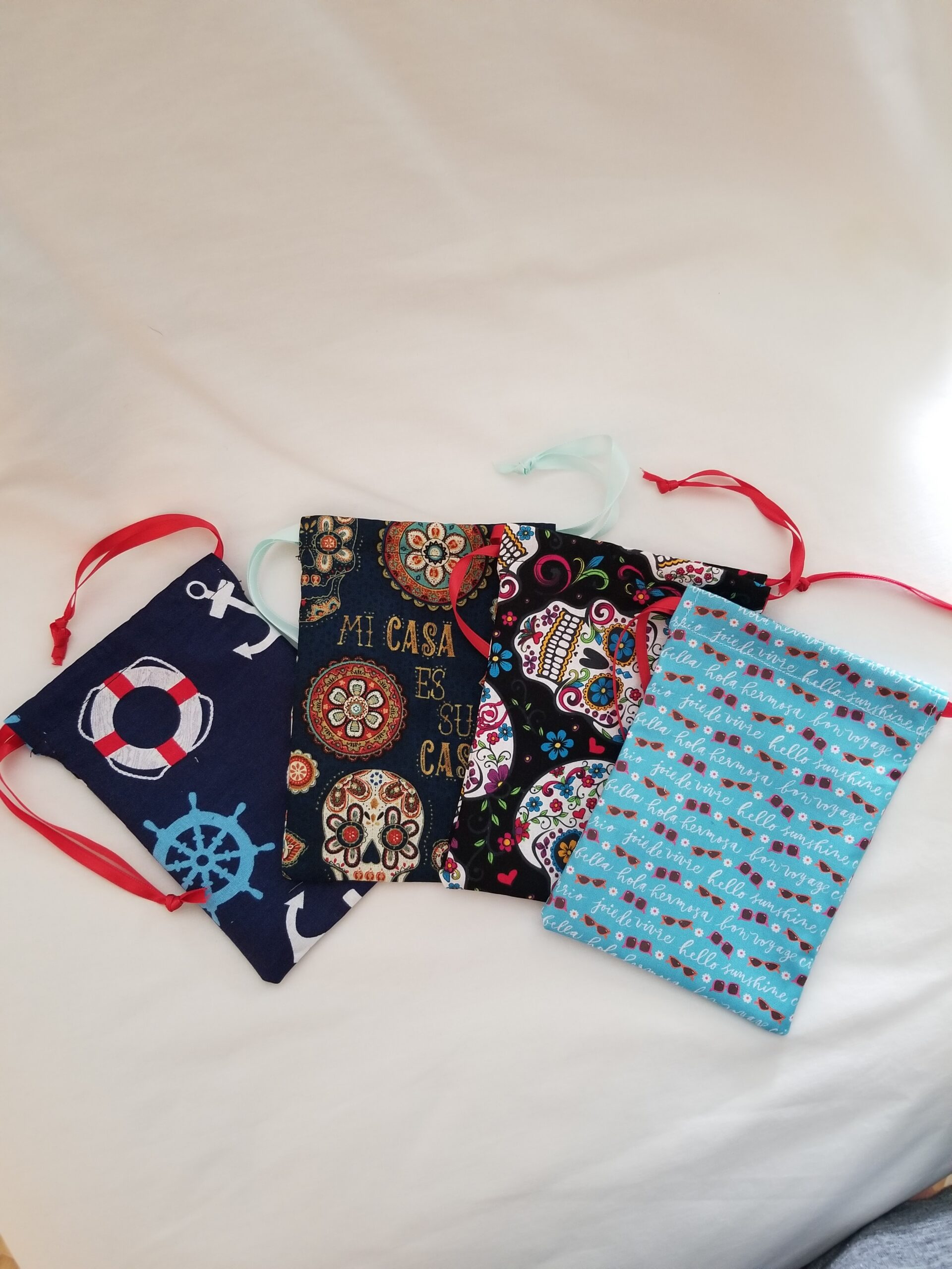 Drawstring Bag – Reusable Gift & Storage Pouch - Witchy Hats - Image 2