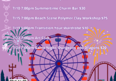 Insta July Class Calendar